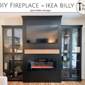 DIY Fireplace with IKEA Billy - Detailed Build Plans