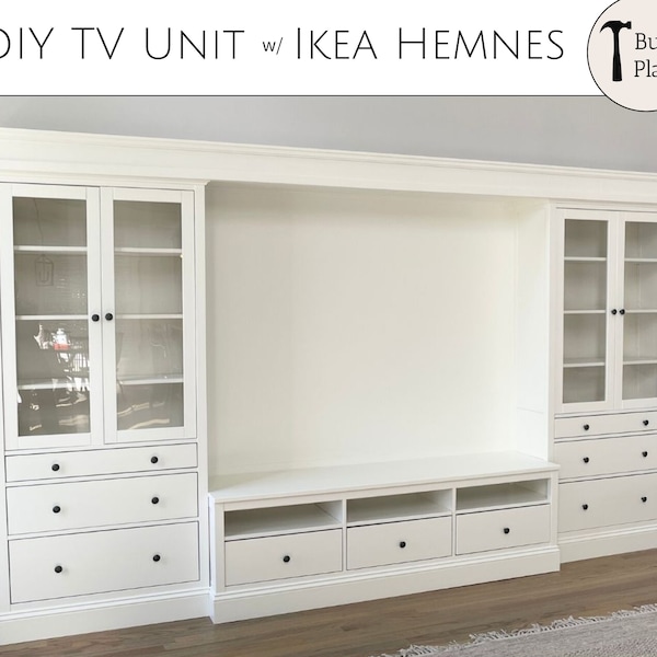 DIY TV Unit with Ikea Hemnes - Detailed Build Plans