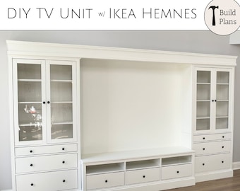 DIY TV Unit with Ikea Hemnes - Detailed Build Plans