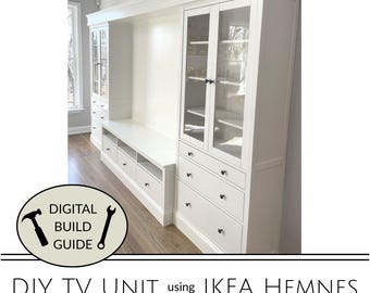 IKEA Hemnesを使ったDIYテレビ台 - 詳細な組み立てプラン - Etsy 日本