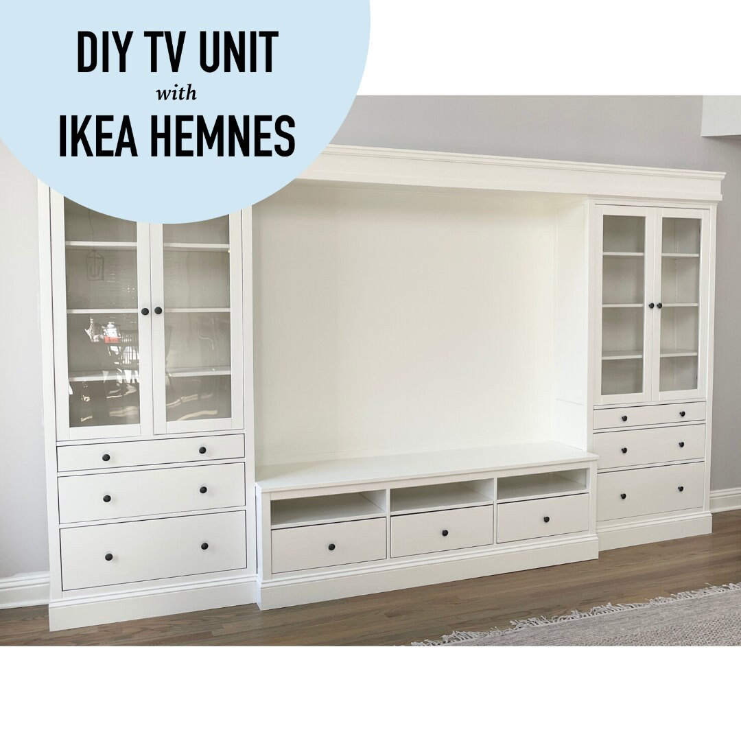 DIY TV Unit With Ikea Hemnes Build Plans Etsy Hong Kong