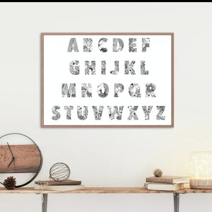 Floral Letter Alphabet *DIGITAL DOWNLOAD*