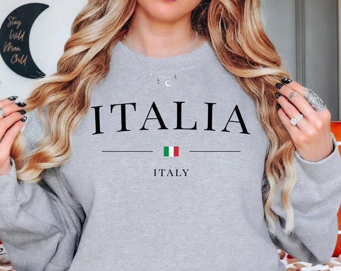 Italia Flag Sweat,Italia Sweat,Italy Sweat,Italy Lover,Italian Style Sweat,Italy Trip Sweat,Travel In Italy,City Travel Gift,Gift for Italia
