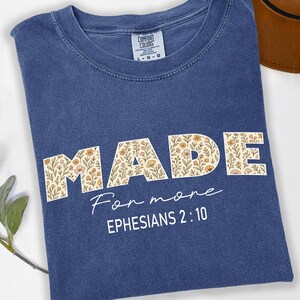 Comfort Colors® Bible Verse Shirt, Christian Women Shirt, Religious Women Gift, Religious Mom Shirt, Jesus Lover Shirt, Christian Mom Shirt