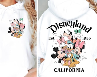 Disneyland Est. 1955 Hoodie, Mickey And Friends Hoodie, Disneyland California Hoodie, Disney Family Trip Hoodie, Disneyland Hoodie