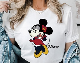 Disney Minnie Mouse Shirt, Disney Girls Tshirt, Disney Trip Women Shirt, Minnie Birthday Girls Shirt, Minnie Mouse Vintage Shirt