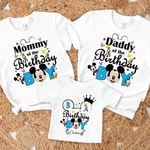 Disney Mickey Birthday Boy Shirt, Disney Birthday Party Shirt, Custom Birthday Boy Shirt, Disney Family Birthday Trip Shirt, Mickey Kids Tee
