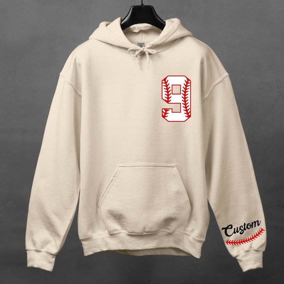 Custom Baseball Hoodie, Baseball Mom Hoodie,  Baseball Hoodie,  Custom Name and Number Baseball Hoodie,  Personalized Baseball Mom Hoodie