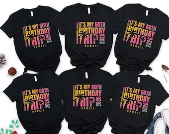 Custom Birthday Trip 2025 Shirt, Personalized Birthday Shirts, Birthday Group Shirt, Custom Birthday Party Tees, Birthday Party Tee Shirts