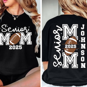 Personalized Senior Football Mom 2025 Sweatshirt, Sports Mom Sweatshirt, Football Mom Gift, Football Mama Sweatshirt, Game Day Sweatshirt