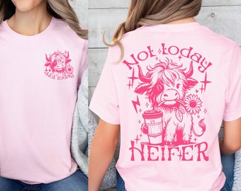 Salty Heifer Shirt, Funny Sarcastic Shirt, Western Cow Shirt, Highland Shirt, Adult Humor Shirt, Funny Heifer Shirt, Retro Shirt, Mom Gift