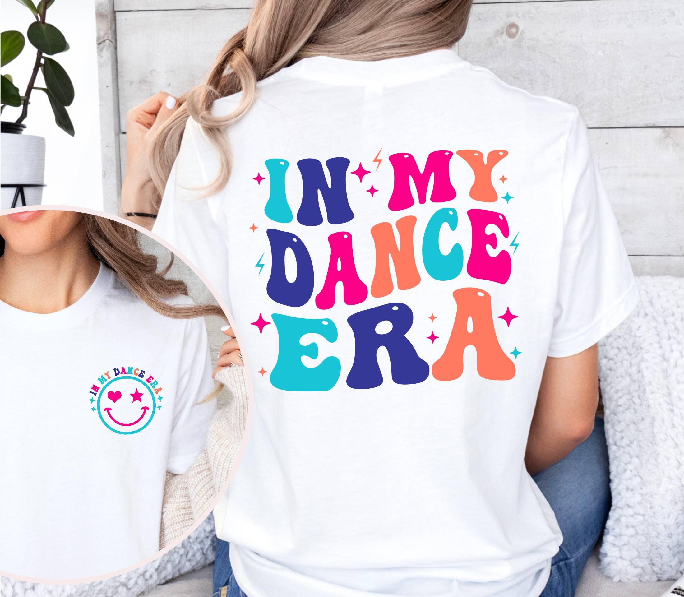 Cute In My Dance Era Shirt, Colored Dancer Shirt, Dancer Gift, Dance Teacher Shirt, Dance Gift, Dance Shirt For Girls, Gifts for Mom