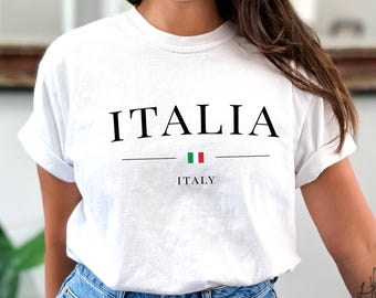 Comfort Colors© Ital Italia,Italy Flag Shirt, Italia Shirt,Italy Lover,Italian Style Shirt,Italy Trip Shirt,Travel In Italy,City Travel Gift