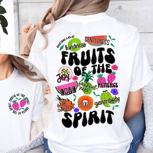 Fruit of the Spirit Shirt, Christian Shirt, Fruit Shirts, Bible Verse Shirt, Scripture Shirt, Trendy Shirt, Religious Tee, Faith Shirt Jesus