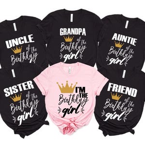 Custom Birthday Squad Shirts, Custom Birthday Girl Shirt, Birthday Group Shirts, Birthday Crew Shirts, Matching Birthday Party Shirts