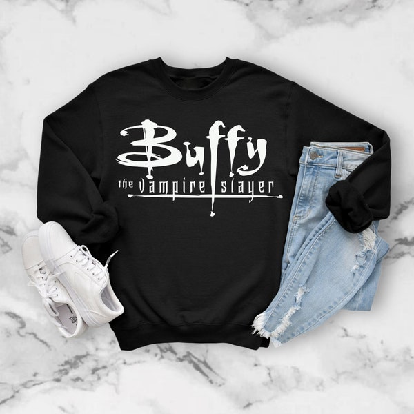 Buffy The Vampire Slayer Sweater , Buffy Sweatshirt, Sunnydale High School Shirt, Buffy Sweater , Buffy Show Shirts, Vampire Slayer, Buffy