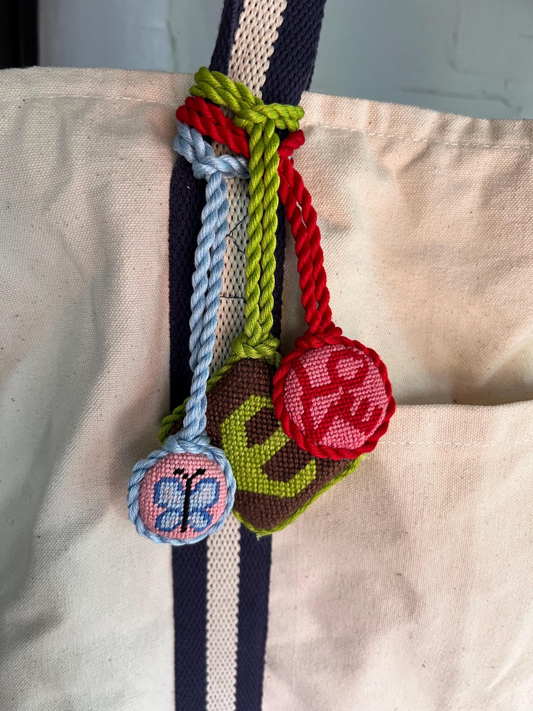 Irregular Shape Needlepoint Bag Charm Finishing Needlepoint Finishing