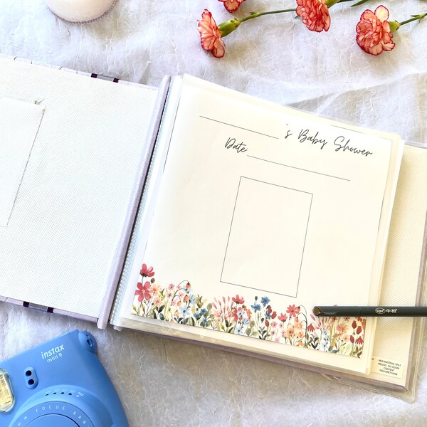 Baby Shower Guest Book Etsy