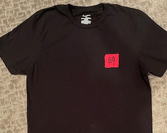 Personalized Chinese Name T-Shirt | Customized Adult Shirts | Chinese Red Stamp Style