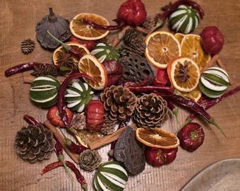 Handgemachte natürliche Obst und Gewürz Tasche, Pot Pourri, Home Decor
