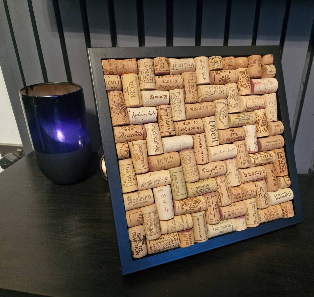 Wine Cork Notice Board for Messages Home Decor Memos Etsy