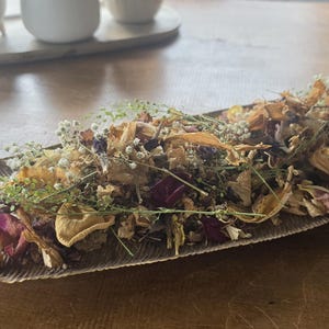 Bio Sommerblumen Potpourri, Gardenie duftende getrocknete Blütenblätter, Wohnkultur