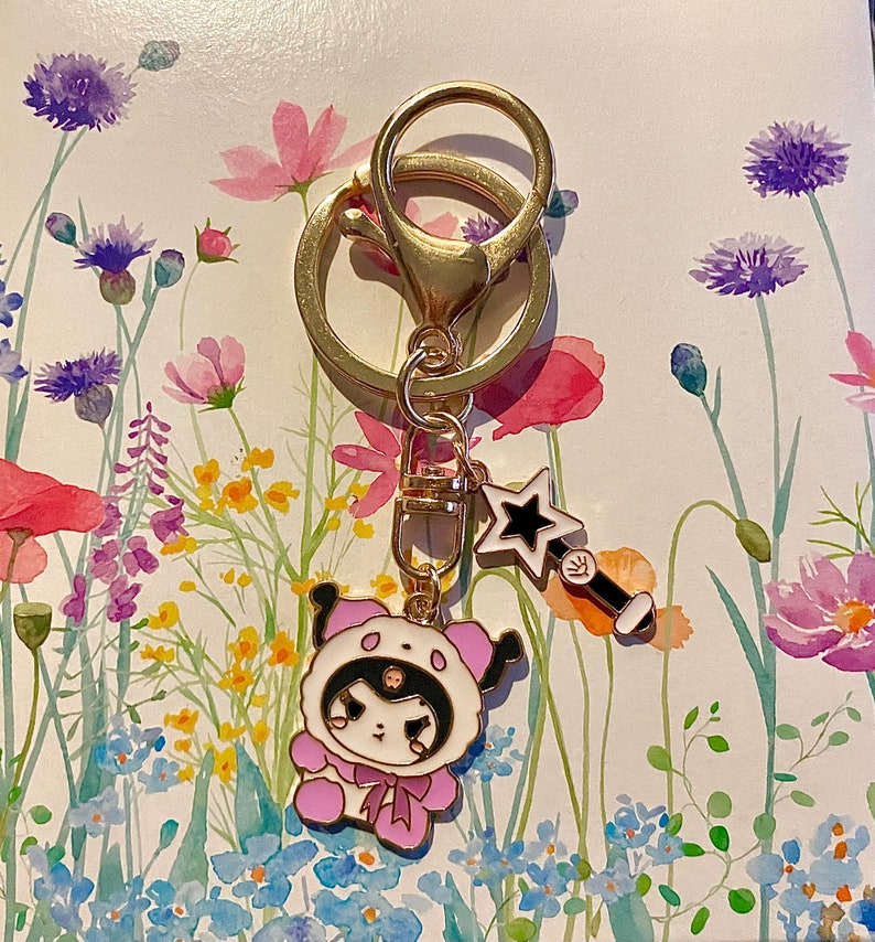 Hello Kitty Cinnamon Roll Kuromi Keychain read Below Before Etsy
