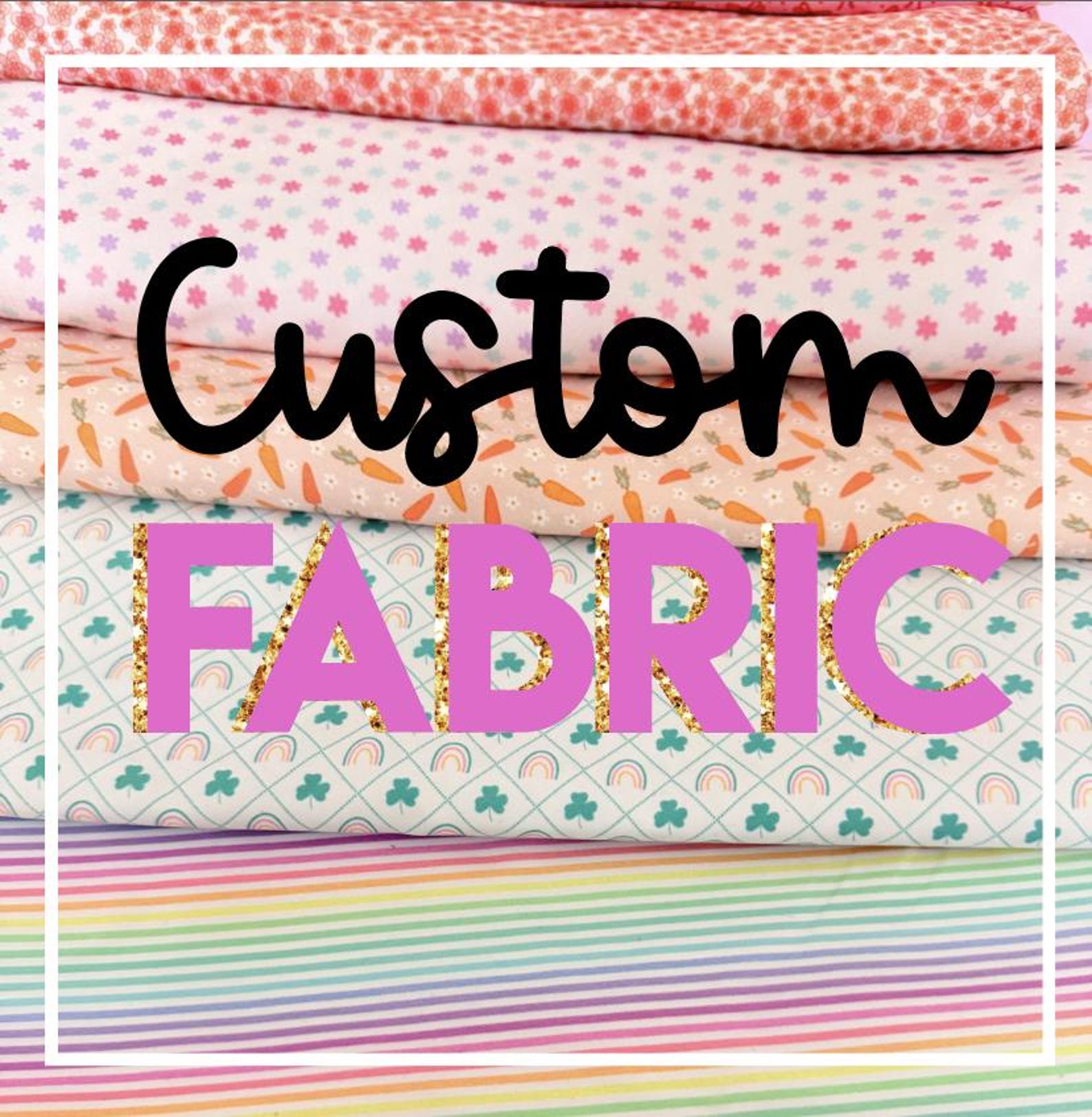 Custom Fabric Printing by the Yard or Strip - Etsy