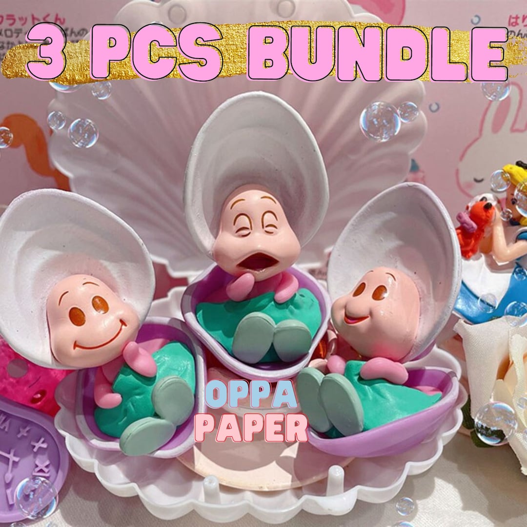 Alice in Wonderland Oysters Baby Oysters Figure Cake Topper Etsy