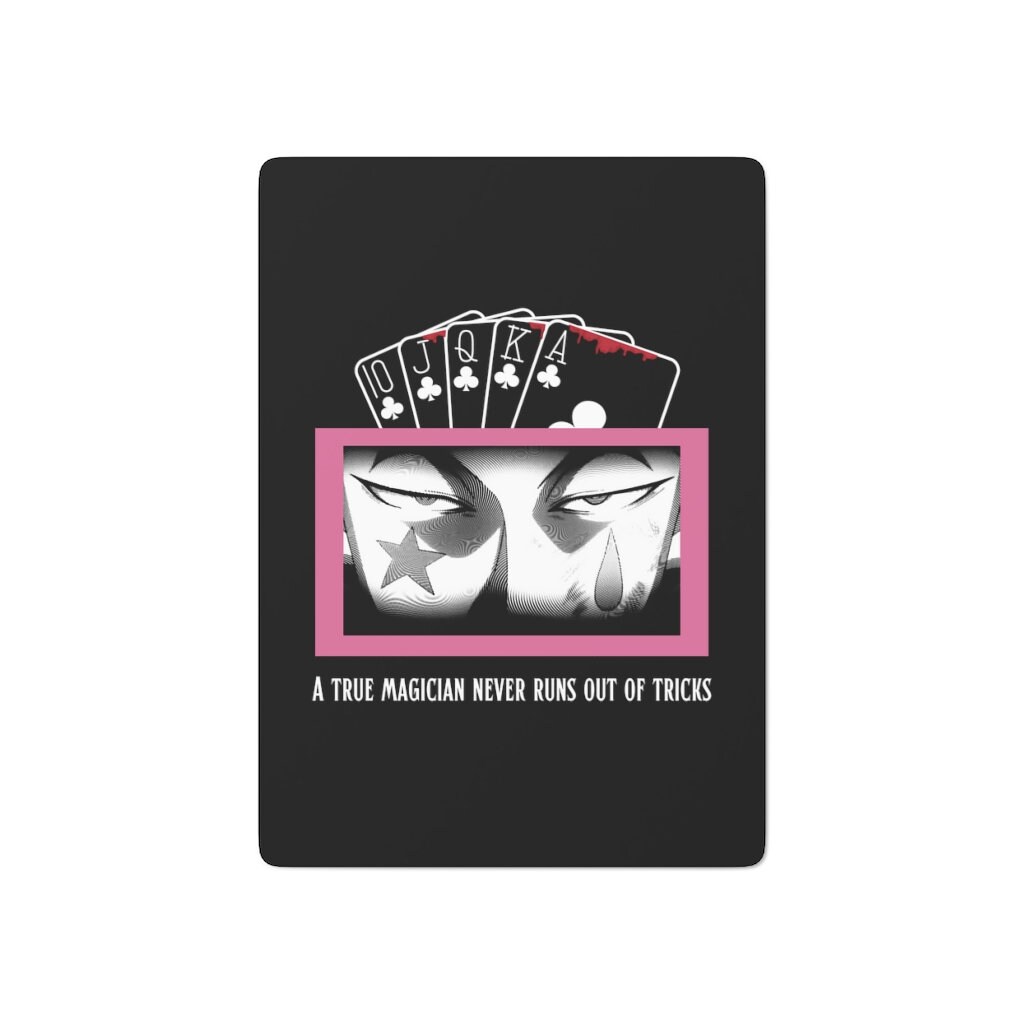 Hisoka Poker Cards Hunter X Hunter Hisoka Hisoka Playing - Etsy