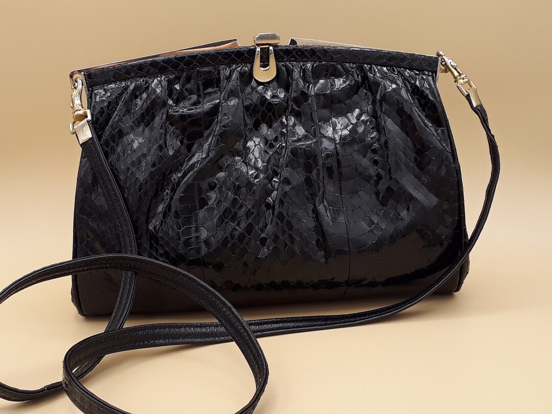 FIRENZE ARTEGIANI. Mariola Borsa A Tracolla Da Donna. Vera Pelle Scamosciata Incisa Serpente. Made In Italy. Vera Pelle Italiana.24x7x16,5 Cm - Foto 6