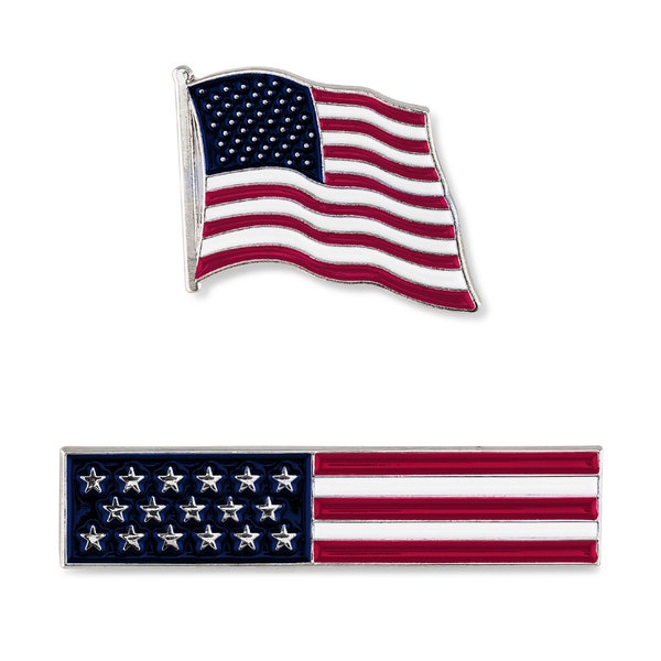 American Flag Lapel Pins Etsy