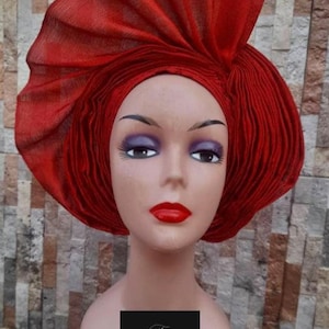 Nigerian Auto Gele , Pre-styled auto gele