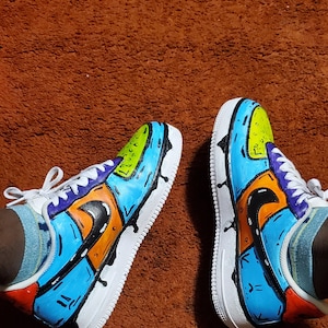 Custom Cartoon Air Force 1 size 8.5