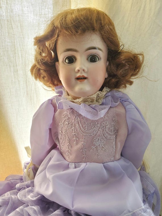 Antique German Porcelain Doll DEP 99, 19 Inch - Etsy