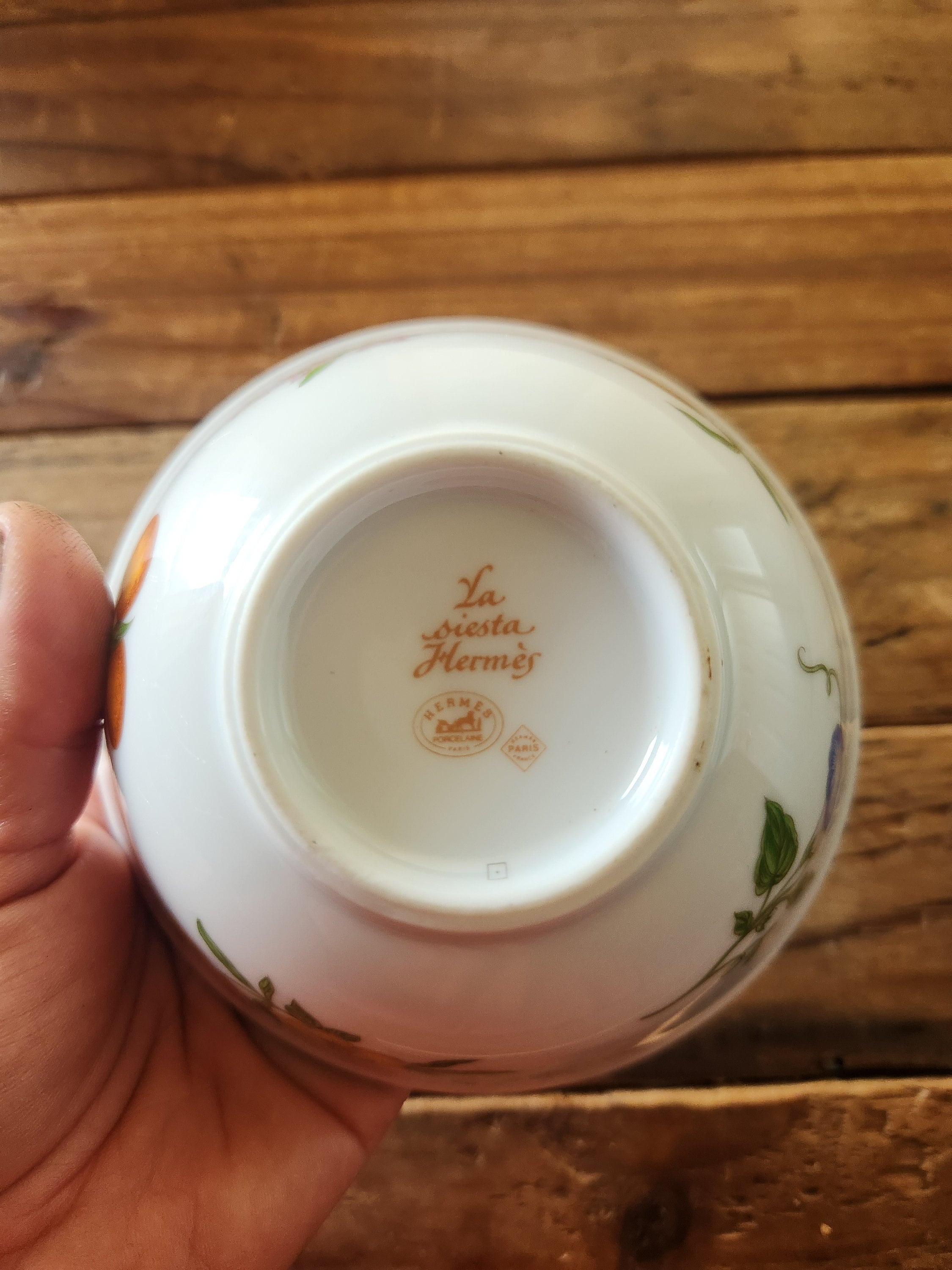 Vintage Porcelain Hermes La Siesta Small Floral Bowl, France - Etsy
