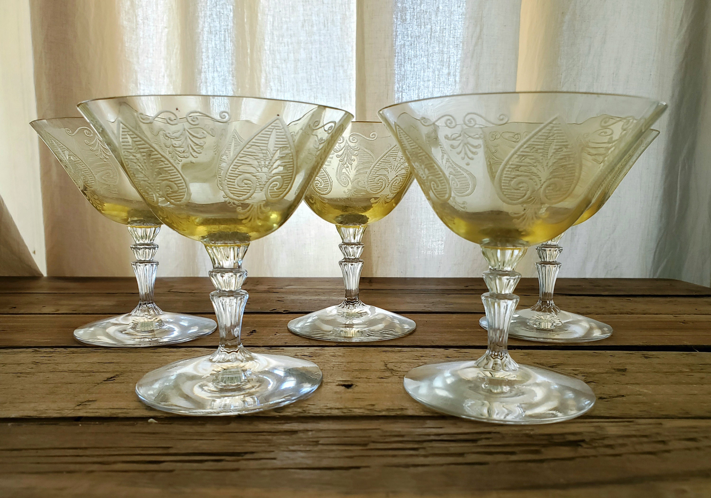Antique coupe glass - Etsy 日本