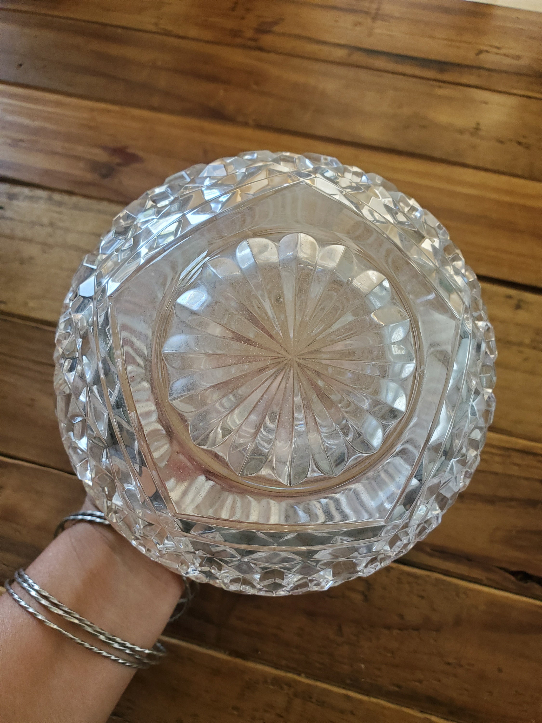 Vintage Waterford Crystal Rose Bowl Vase Etsy
