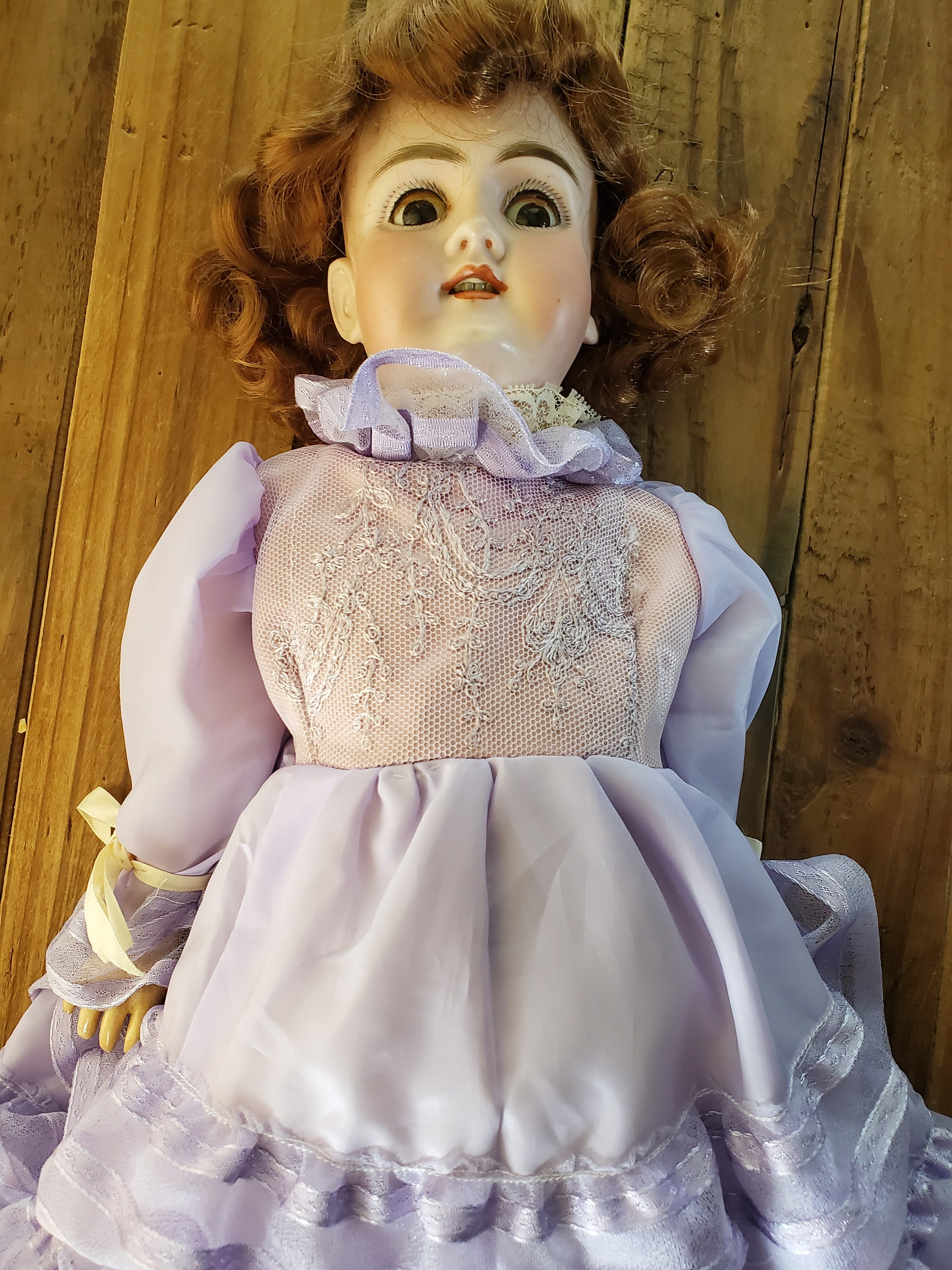 Antique German Porcelain Doll DEP 99, 19 Inch - Etsy