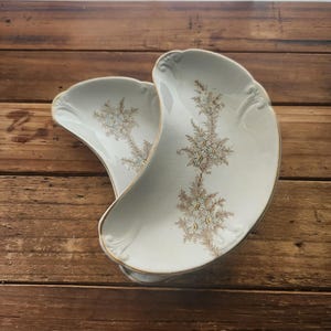 Porcelain Half Moon Dish - Etsy