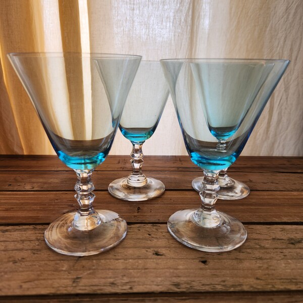 Vintage Wine Glasses Etsy