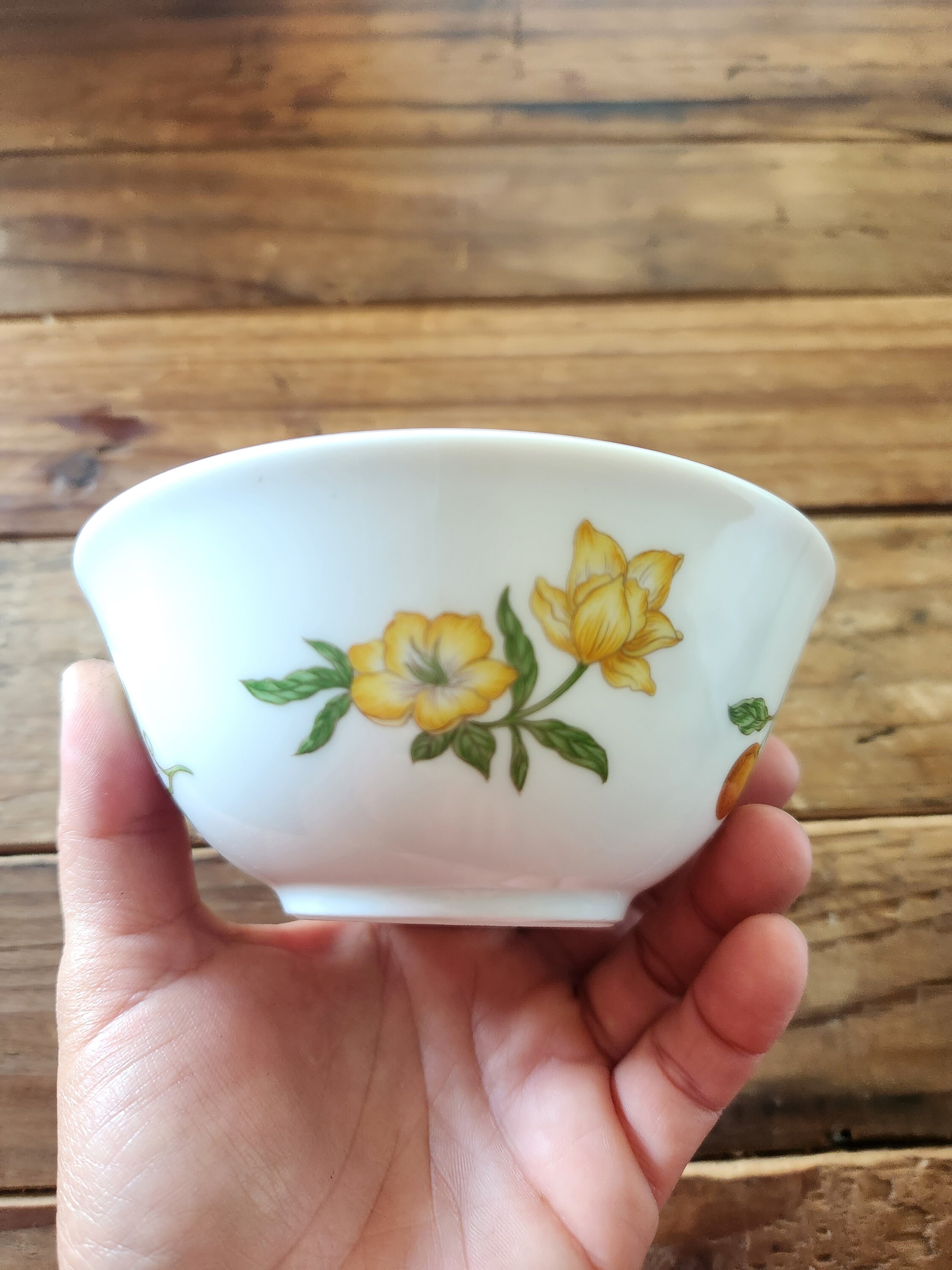Vintage Porcelain Hermes La Siesta Small Floral Bowl, France - Etsy