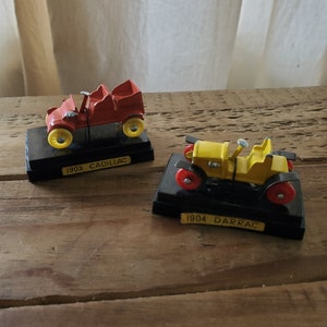 Two Collector Vintage Minature Metal Japan Toy Cars
