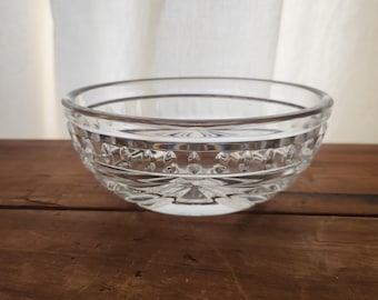 Vintage Waterford Crystal Overture Oval Geometric Bowl