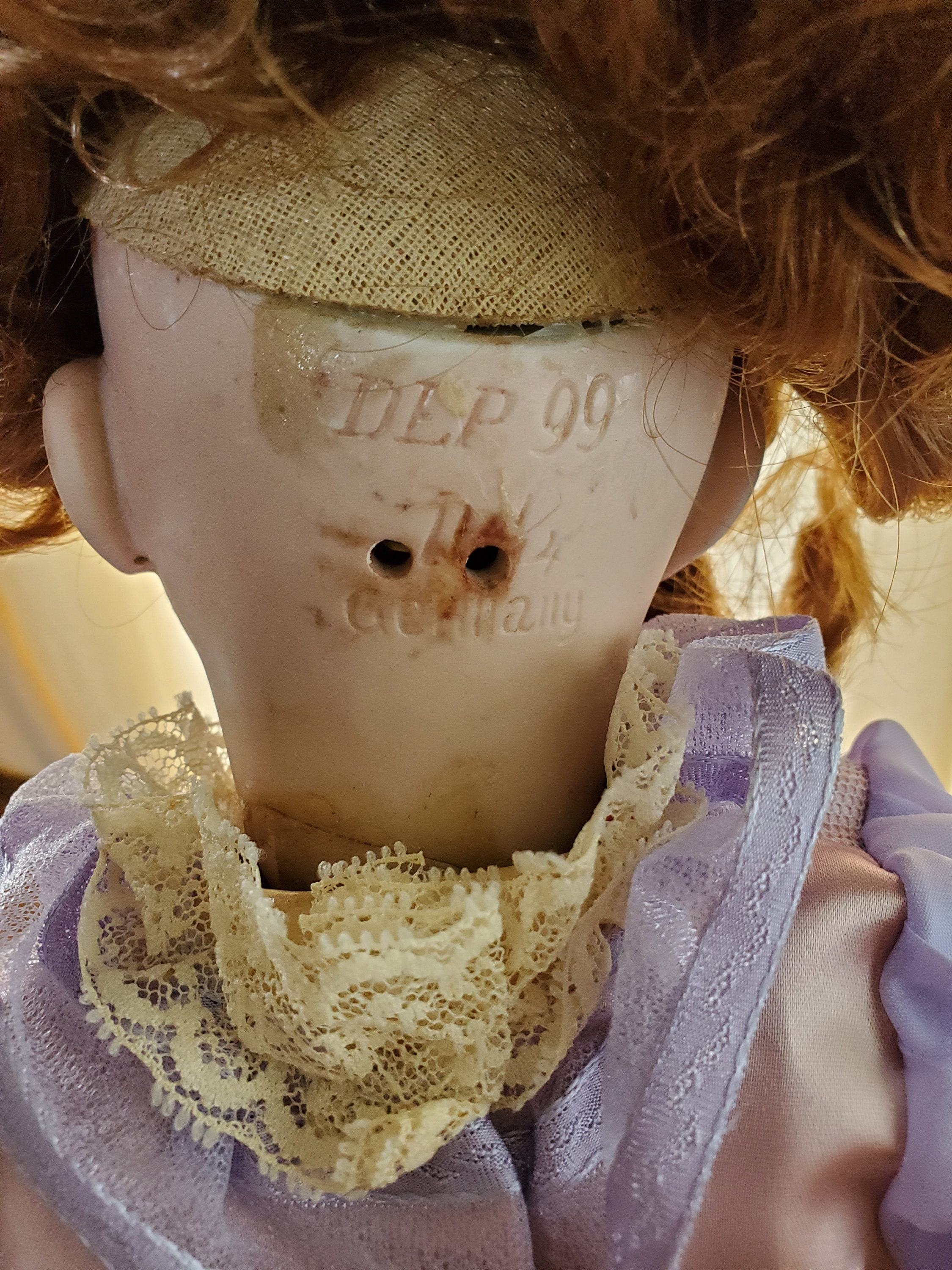 Antique German Porcelain Doll DEP 99, 19 Inch - Etsy