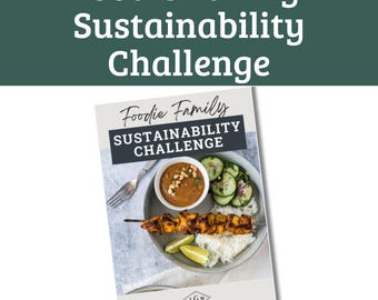 Family Food Sustainability Tracker | Fun & Easy Eco-Friendly Challenge Printable