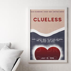 Clueless Movie Tai Digital Art Print | 90s Makeover Scene Printable | Digital Download Wall Art | 8x10 11x14 16x20 | 90s Teen Movie Decor