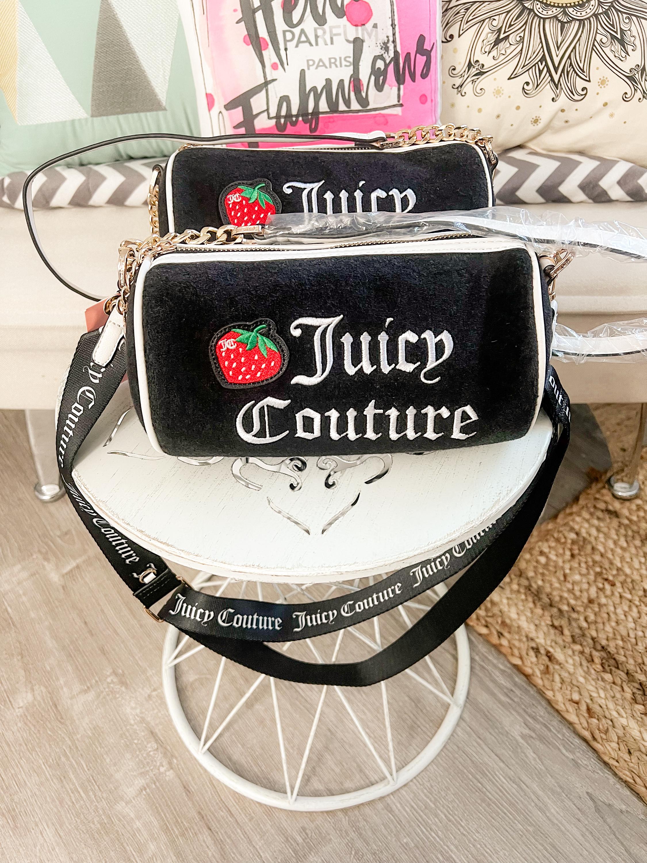 新品タグ付♡Y2K♡JUICY COUTURE ジューシークチュール バッグ The Y2K Barrel Babe Drop – Bag + Matching Vibes Bundle – Juicy