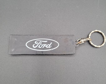 No Boundaries Ford Keychain