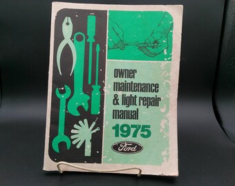 1975 Owner Maintenance and Light Repair book